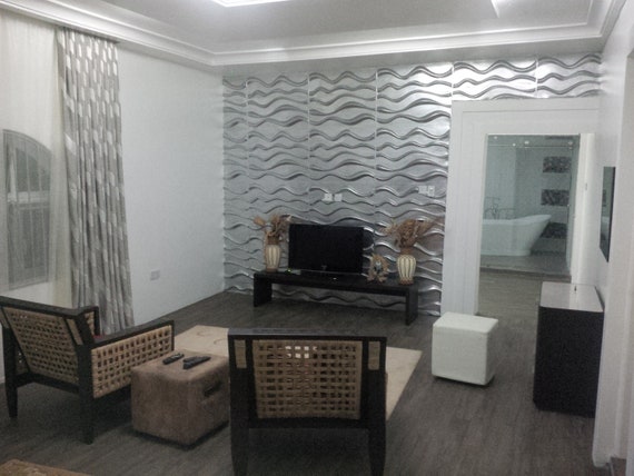 3d Modern Wall Panels In Abstract 3d Art Wave Design For Wall Decor Accent Wall 3d Wall Art Wall Paneling Box Of 12 Decorative Tiles