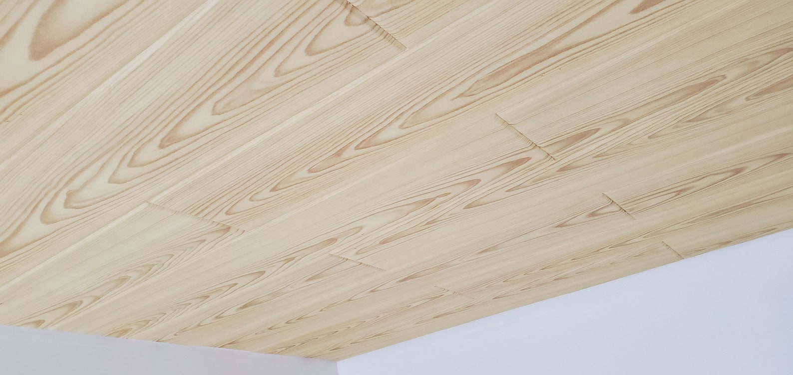 Pine wood imitation Styrofoam Ceiling Planks to cover popcorn Etsy