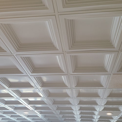 Transform your space with decorative drop ceiling tiles in modern designs