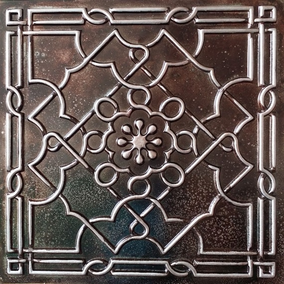 Sale Faux Tin Ceiling Tile For Farmhouse Ceiling Decor Easy Diy Installation Glue Up Drop In To An Existing 2x2 Grid 10 Decor Tiles