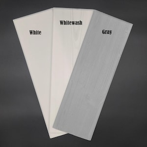 Sample pack of Styrofoam Ceiling Planks - cover popcorn ceiling. Glue up over popcorn or any flat surface. Pack of 3 halves (~19.5" each)
