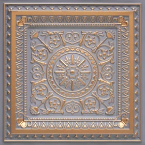 Classic Royal Style 2&#39;x2&#39; Faux Tin ceiling tile for Glue-Up or Drop In installation Restaurant Wedding decor DIY easy-to-install tiles #0223