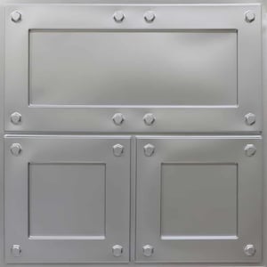 Steampunk Collection - Faux Tin ceiling panels. 2&#39; x 2&#39; Glue up installation