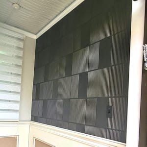 3D Wall Panels in Modern Geometrical design. Perfect for accent wall, 3D wall decor, art. Box of 20 Peel and Stick 12&quot;x12&quot; tiles (20 sq.ft.)