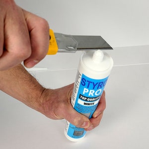 Adhesivo STYRO PRO: pegamento para placas de techo de poliestireno poliestireno y PVC. 280 ml en cada tubo. imagen 3