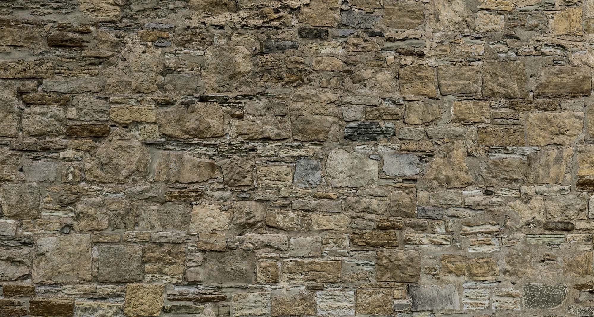 Castle Stone Photo Mural 3D Effect Wall Art Print Removable Etsy