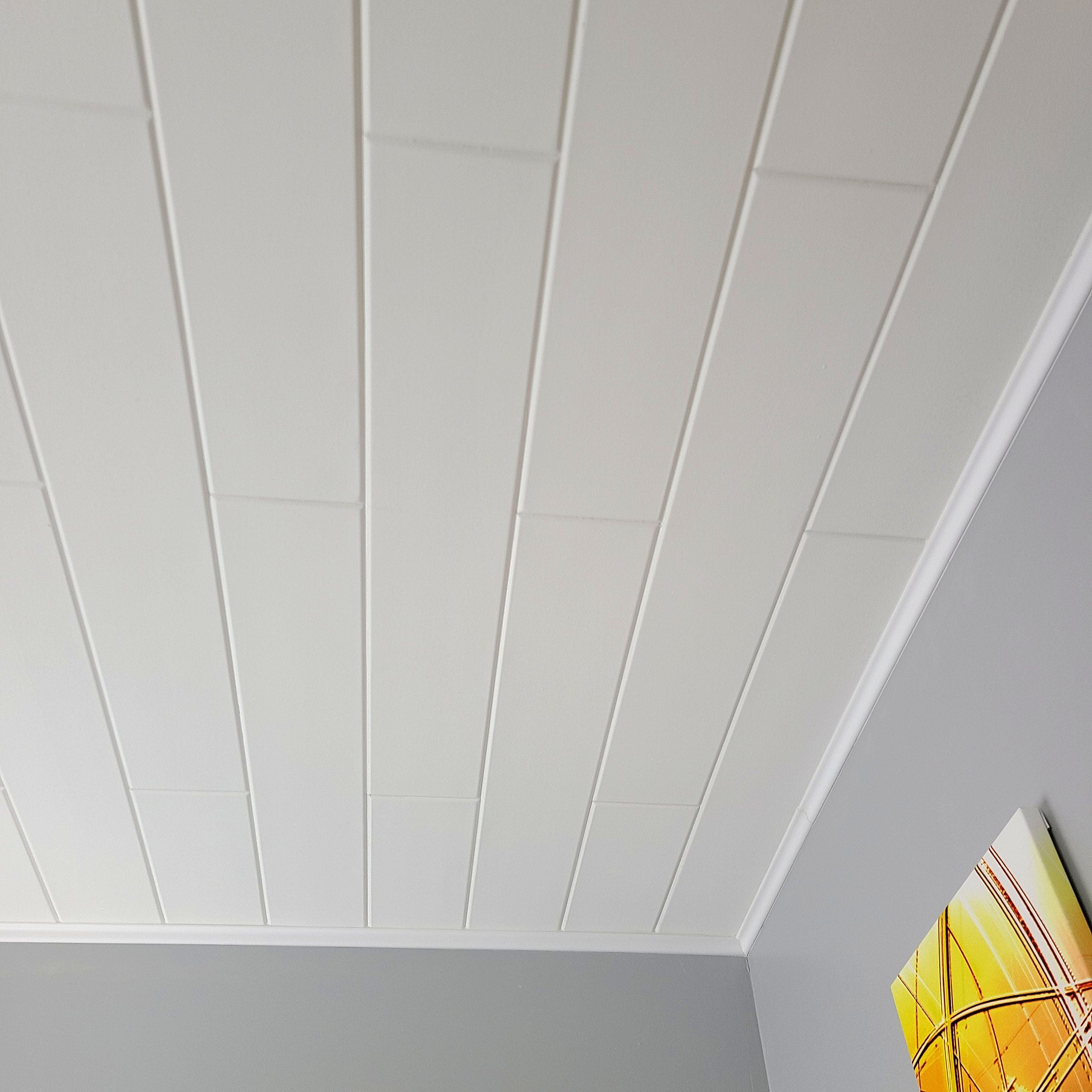 bricolaje pegamento de poliestireno placas de techo color blanco hasta 20 x  20 r35 W Color Blanco (8 unidades)