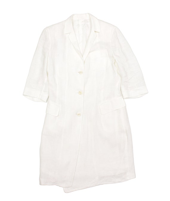 Jil Sander 90S Linen Long Blazer Vintage