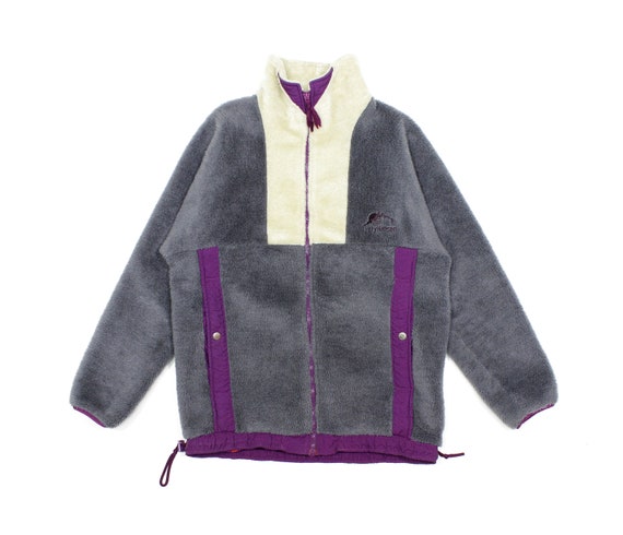 Helly Hansen 90S Logo Fleece Sherpa Jacket Vintage