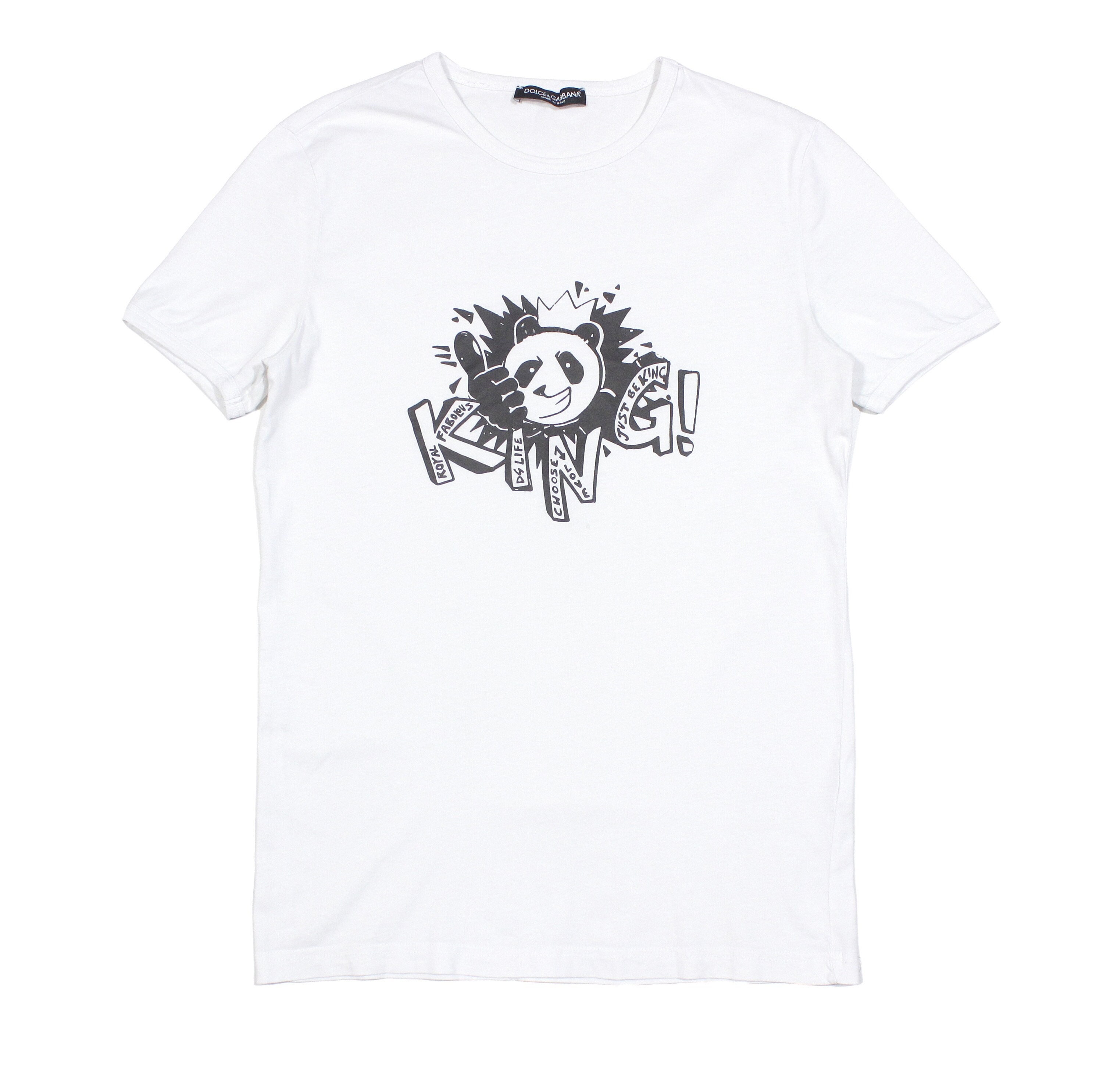 Dolce Gabbana King Panda Big Logo T shirt Vintage Etsy Canada