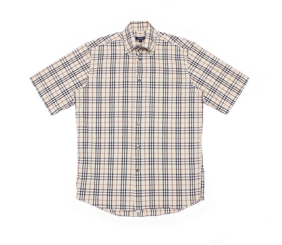 Burberry Nova Check Shortsleeve Shirt Vintage - image 1