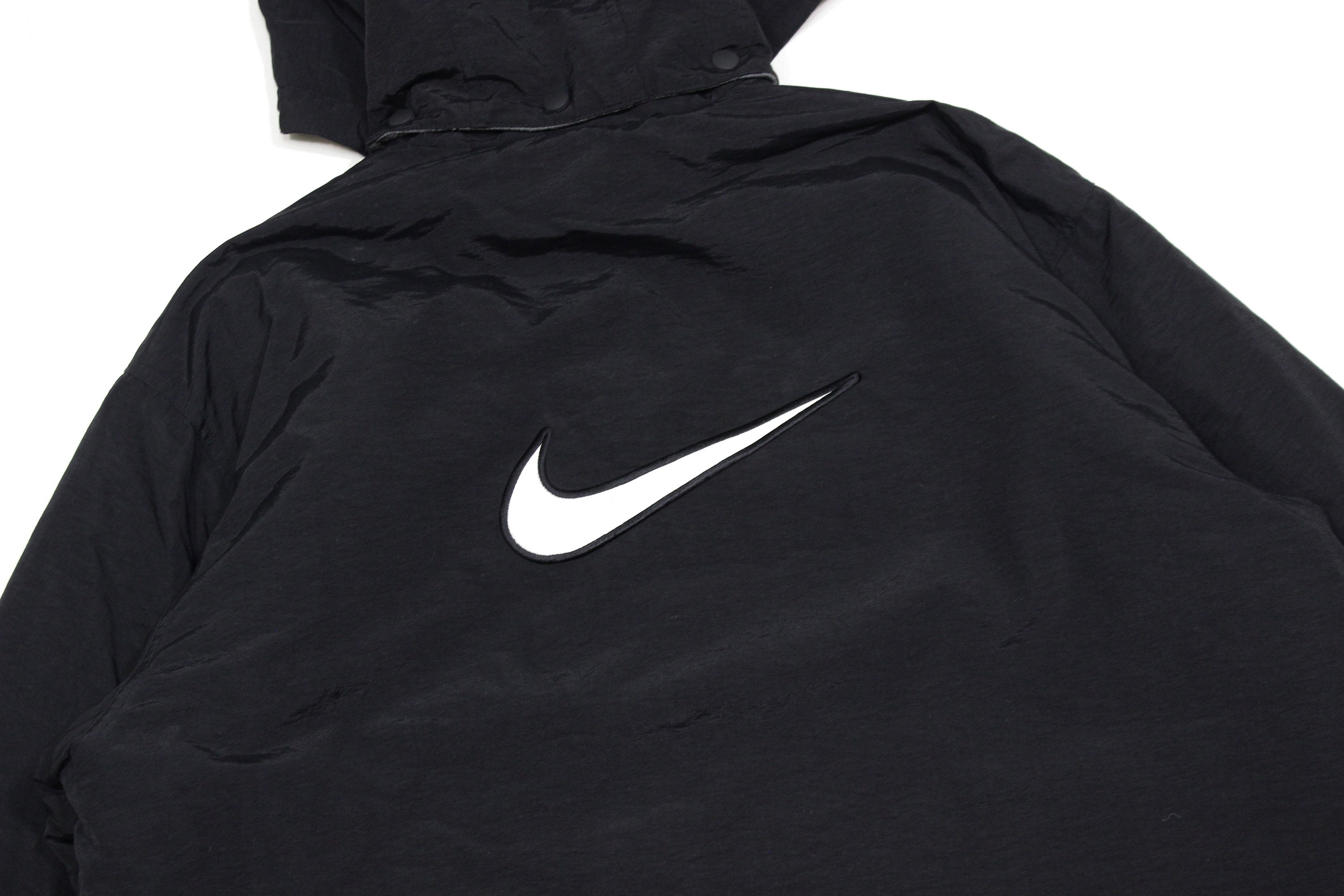 Nike Vintage 90S Big Swoosh Logo Insulated Nylon Jacket - Etsy