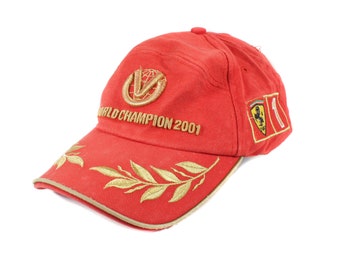 Ferrari Formula Uno Vintage 2001 Michael Schumacher Logo Cap