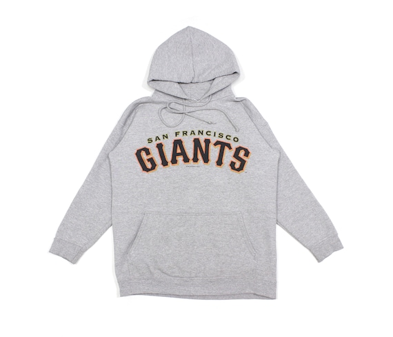 San Francisco Giants Hoodie Size Small Stitches Mens Sweatshirt Baseball  Orange