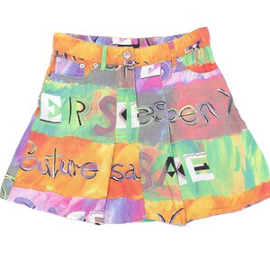 Burberry graffiti skirt sale