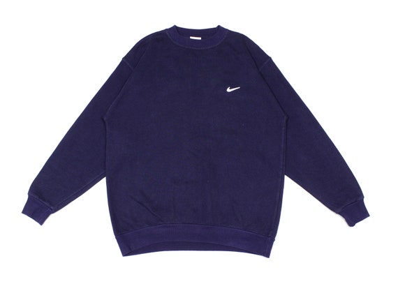 Nike 90S Swoosh Logo Sweatshirt Vintage - Etsy