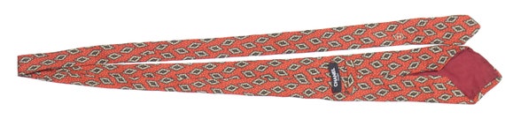 Chanel 90S Pattern Silk Tie Vintage - image 3