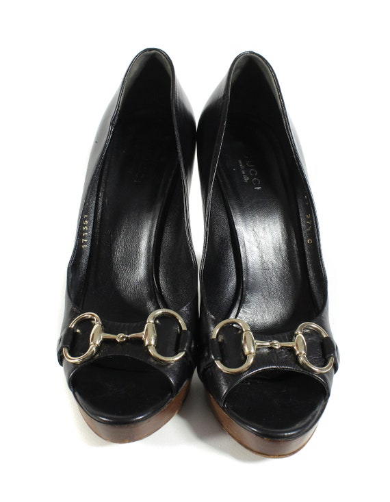 Gucci 90S Tom Ford Era Horsebit Heels Vintage - image 3
