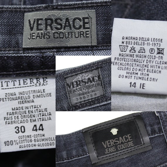 Versace Jeans Couture 90S Medusa Buttons Vintage … - image 8