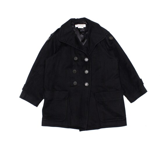 Yves Saint Laurent Rive Gauche 90S Cashmere Wool Overcoat Vintage 