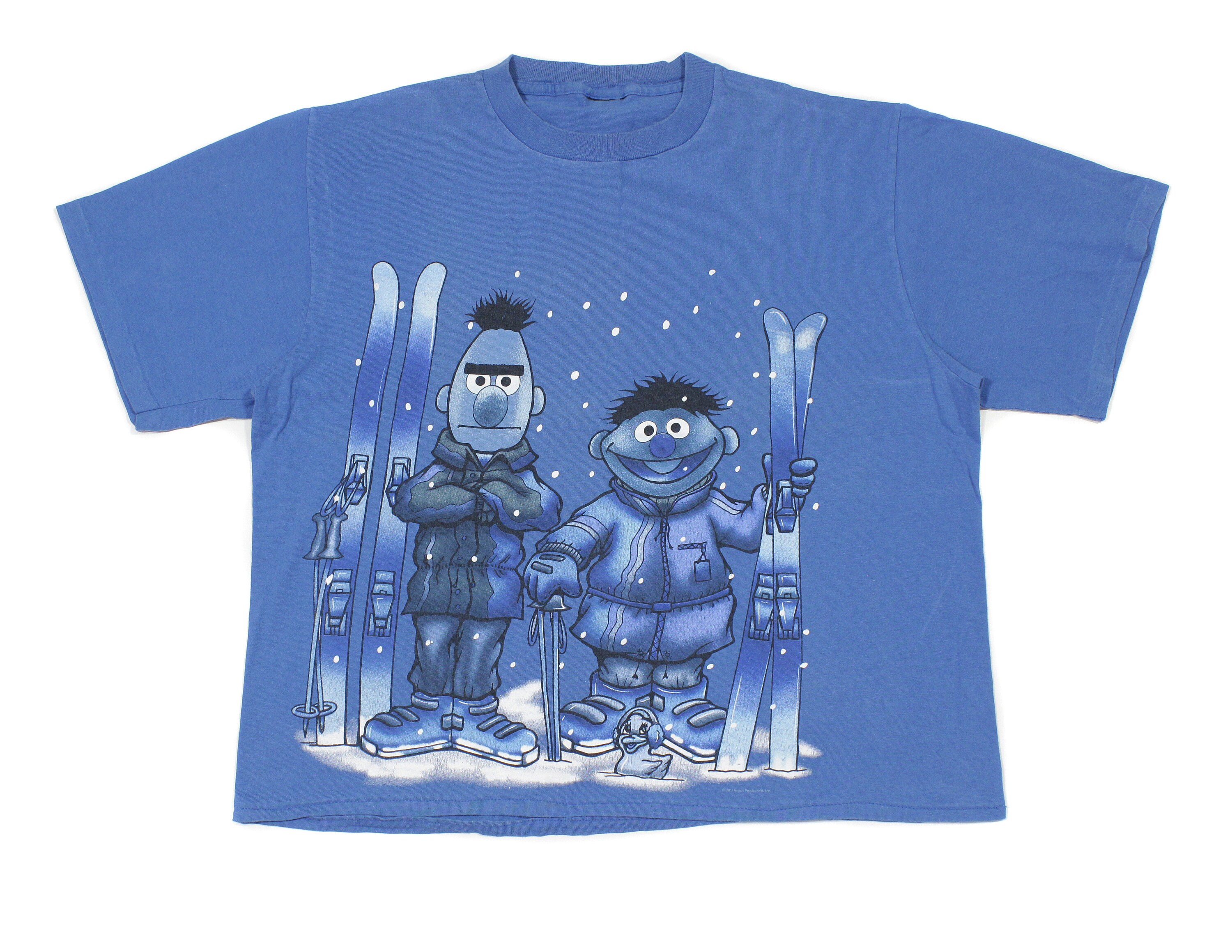 Cartoon Network Vintage 90S Bert & Ernie Sesame Street Overall  