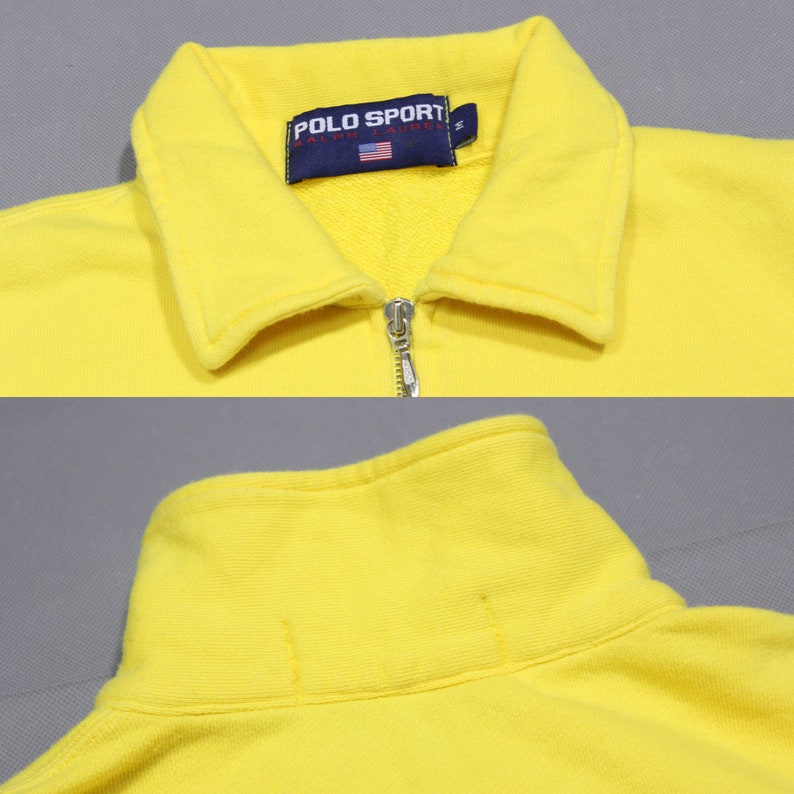 polo sport yellow sweatshirt
