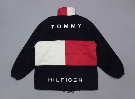 tommy hilfiger jacket big logo