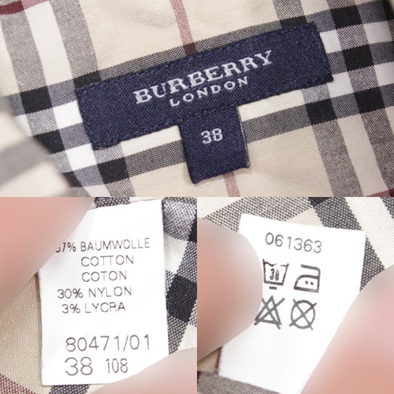 Burberry Nova Check Shortsleeve Shirt Vintage - image 7