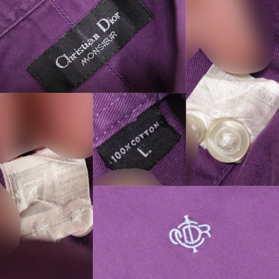 Christian Dior Monsieur 90S Logo Shirt Vintage - image 8