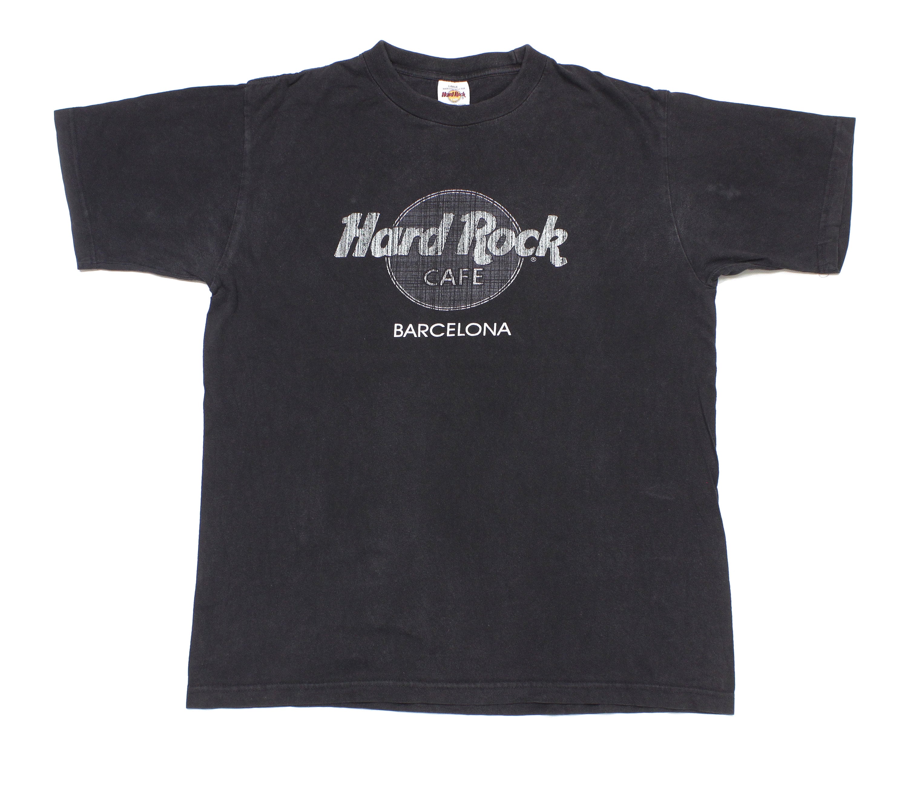 Stadion Peru Høj eksponering Buy Hard Rock Cafe Vintage 90S Barcelona Sun Faded T-shirt Online in India  - Etsy