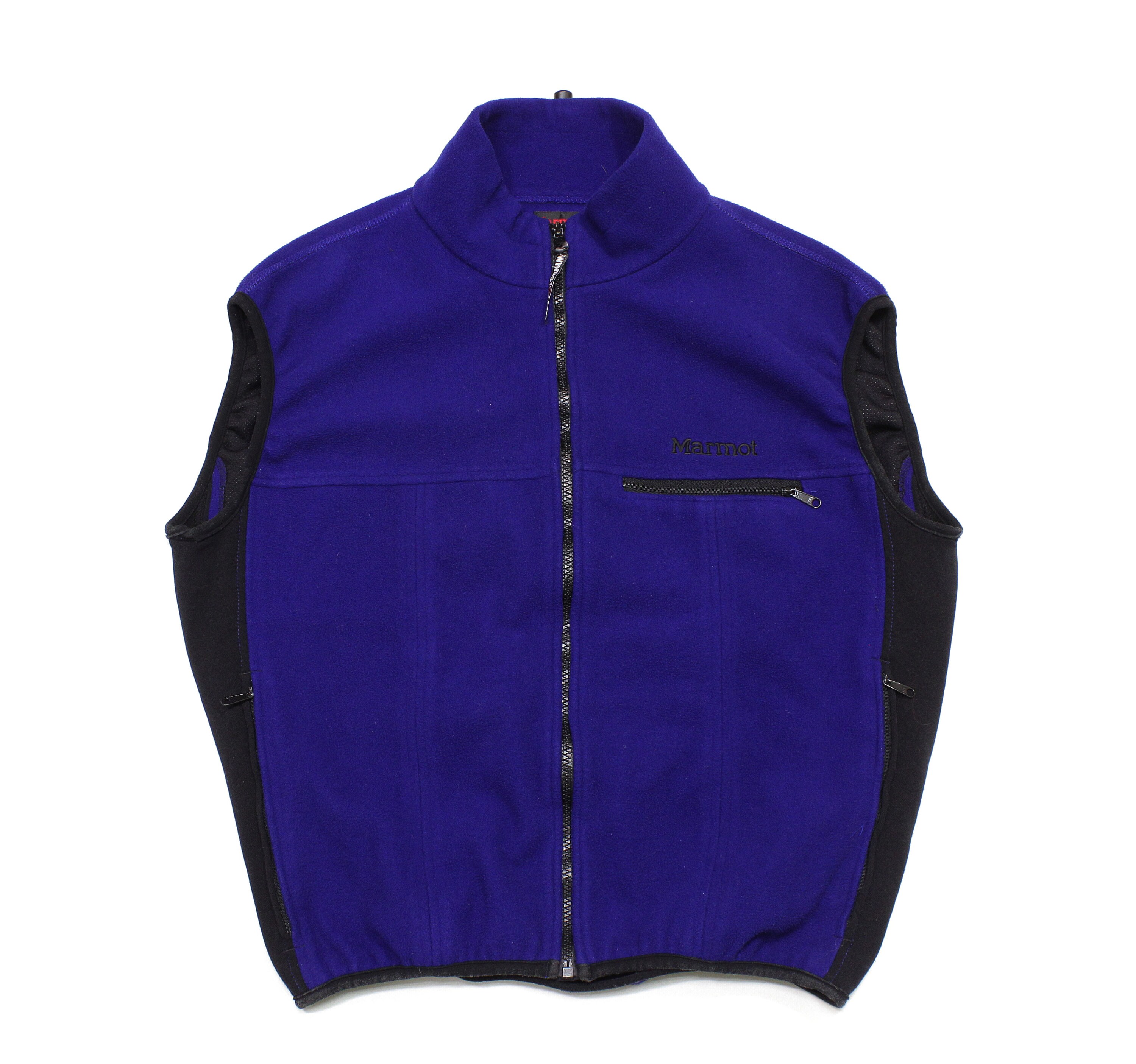 Vooruit rustig aan Nodig uit Marmot 90S Logo Fleece Windstopper Vest Vintage - Etsy