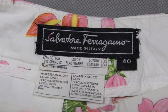 Salvatore Ferragamo Women's Shorts Flower Pattern… - image 6