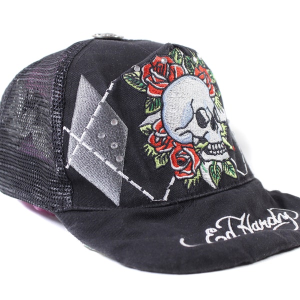 Ed Hardy Skull Big Logo Cap Vintage