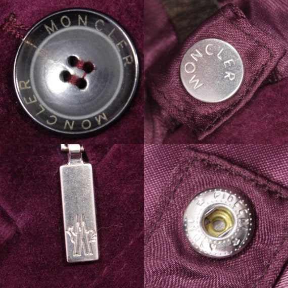 Moncler 90S Oliena Velour Jacket Vintage - image 8