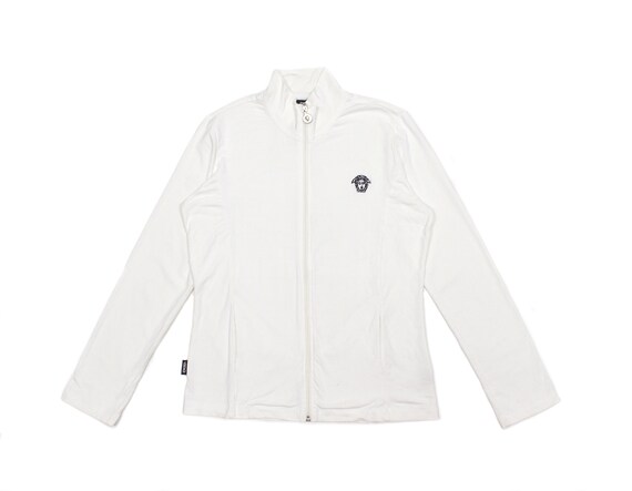 Versace 90S Medusa Logo Zip Vintage