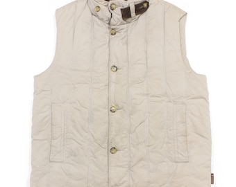 Moncler 90S Distressed Goose Down Vest Vintage