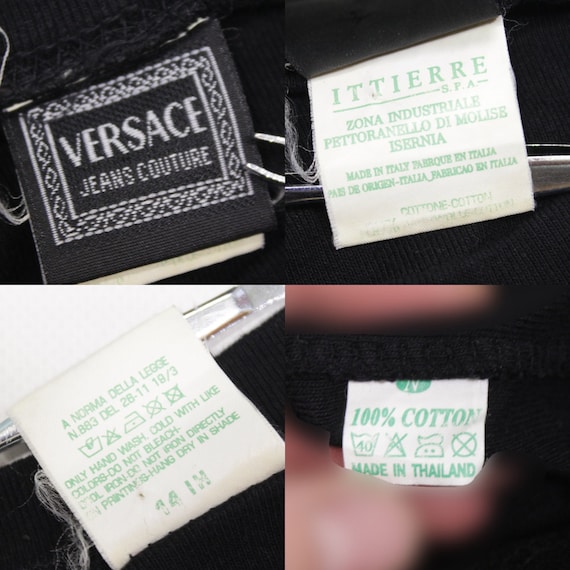 versace jeans hang tag