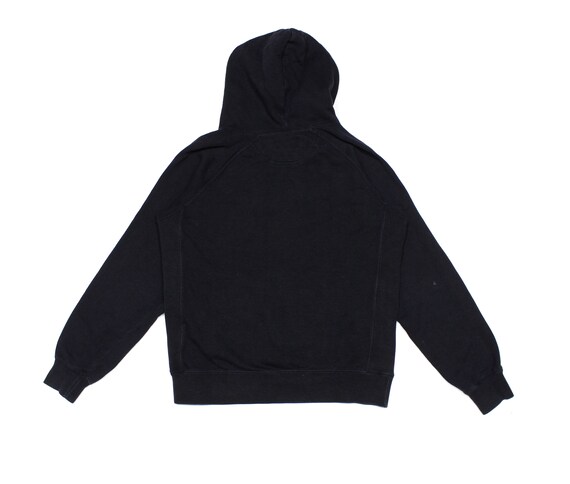 Champion hoodie black big logo deals