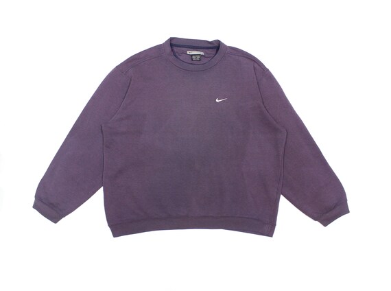 Nike Vintage 90S Swoosh Logo Sun Faded Baggy Sweas
