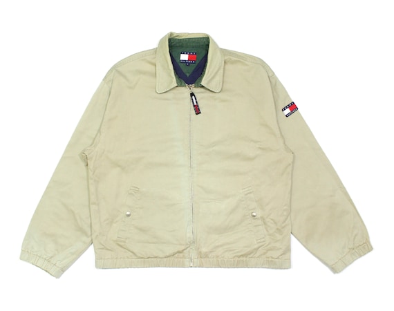 Tommy Hilfiger 90S Patch Logo Harrington Jacket Vintage - Etsy