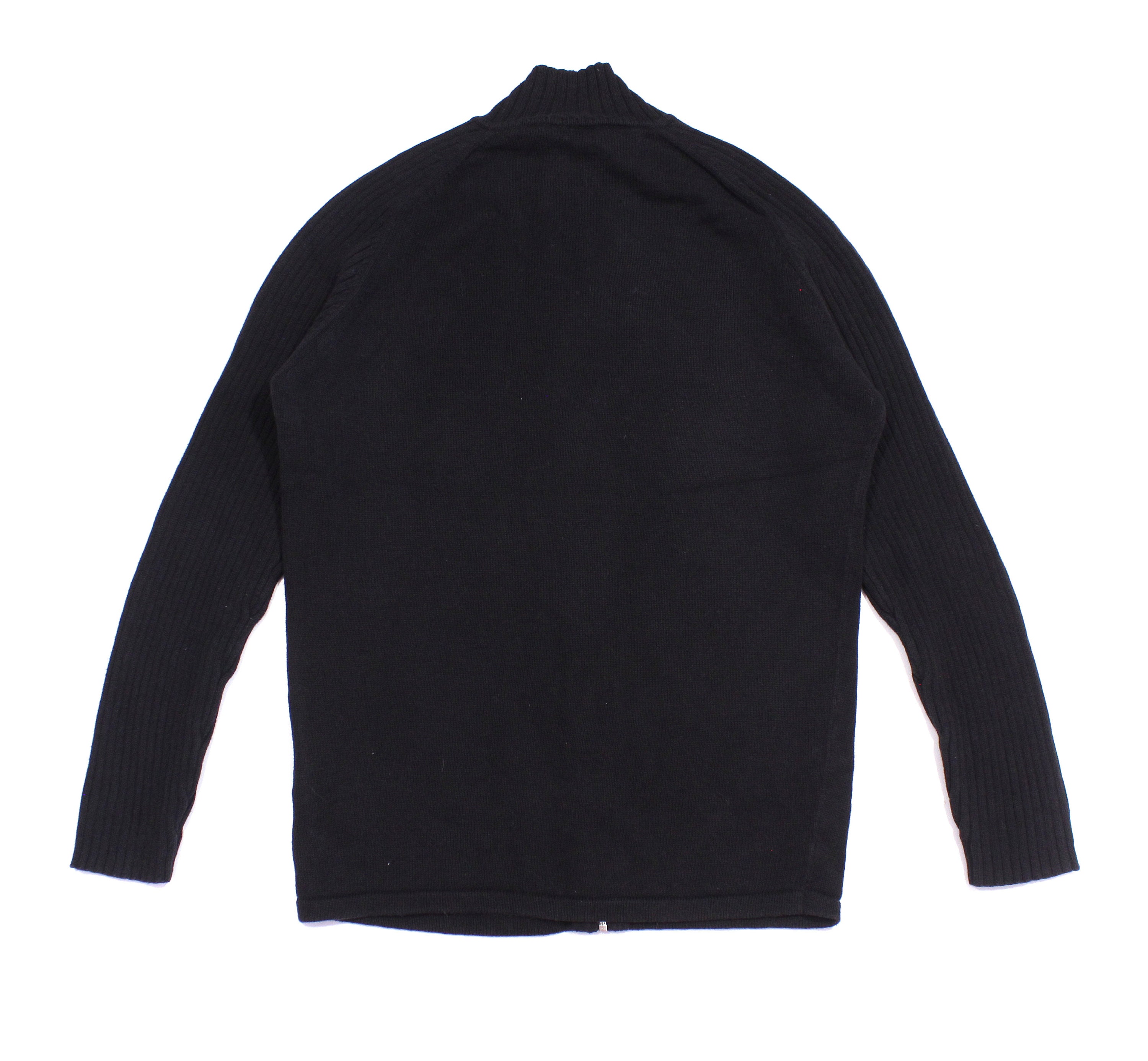 Yves Saint Laurent 90S YSL Logo Zip Knit Vintage Hong Kong Yves Saint Laurent 90S YSL Logo Zip Knit Vintage Hong Kong