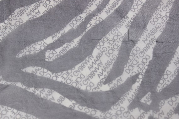 Dolce & Gabbana Zebra Pattern Silk Scarf Vintage - image 3