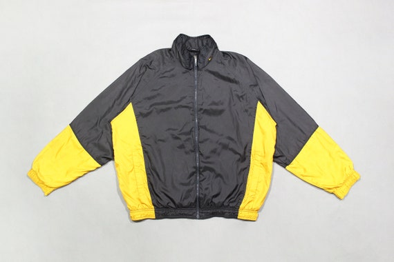 Nike Vintage Swoosh Logo Black Yellow 