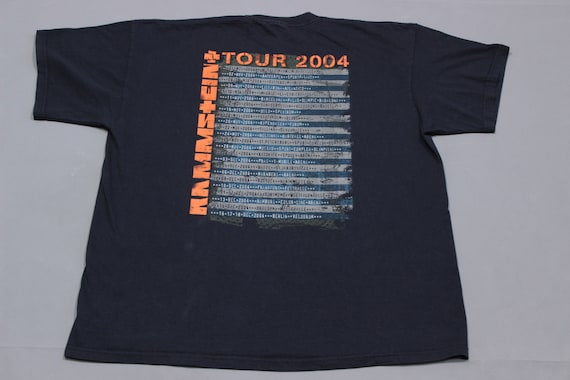 Tour Rammstein Noir Reise T Shirt 2004 W2YeEDH9I