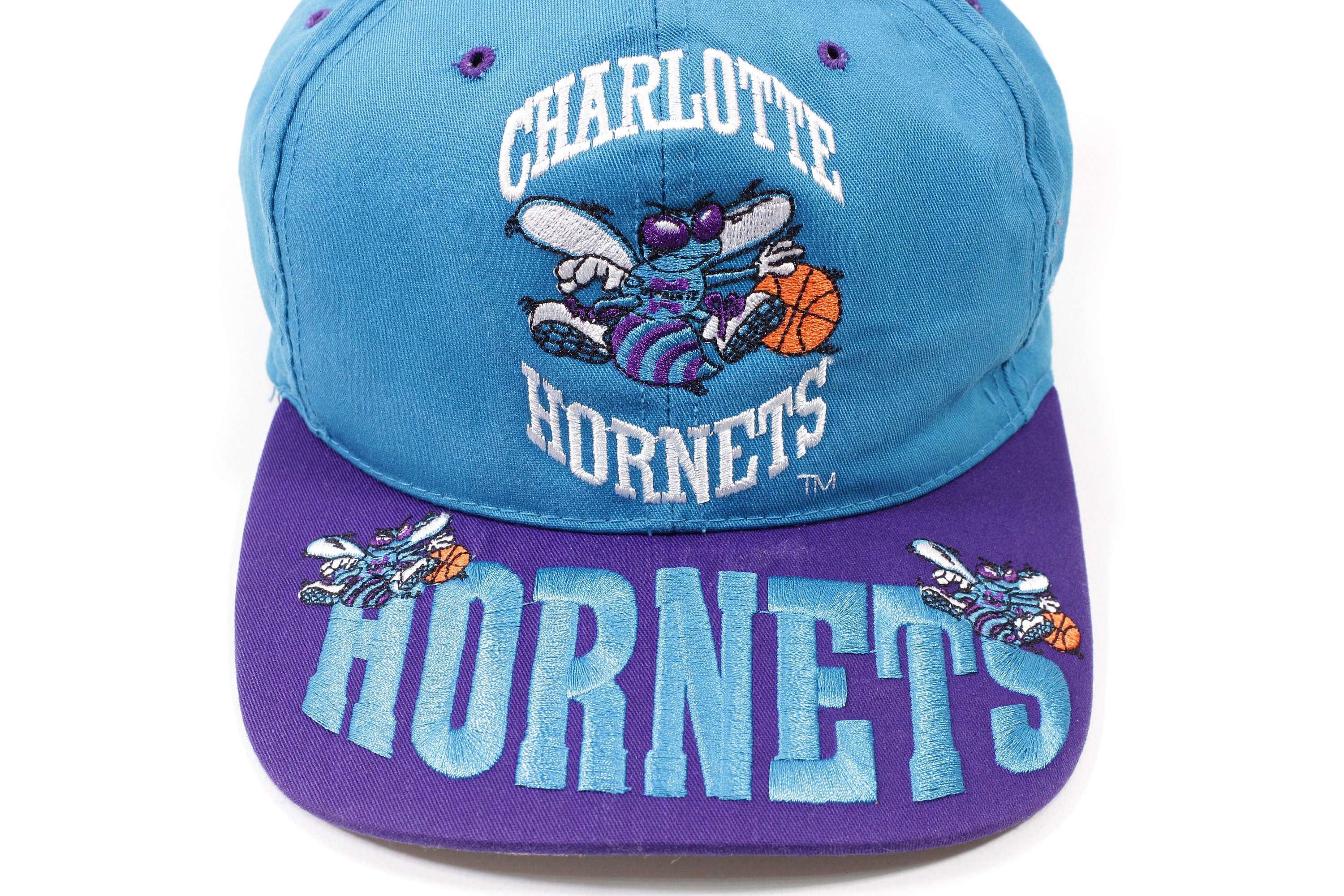 Vintage Snapback Snap Back Hat Charlotte Hornets G Cap Logo 90's Wool New  With Tags NWT NBA Basketball LJ Grandmama Muggsy – For All To Envy