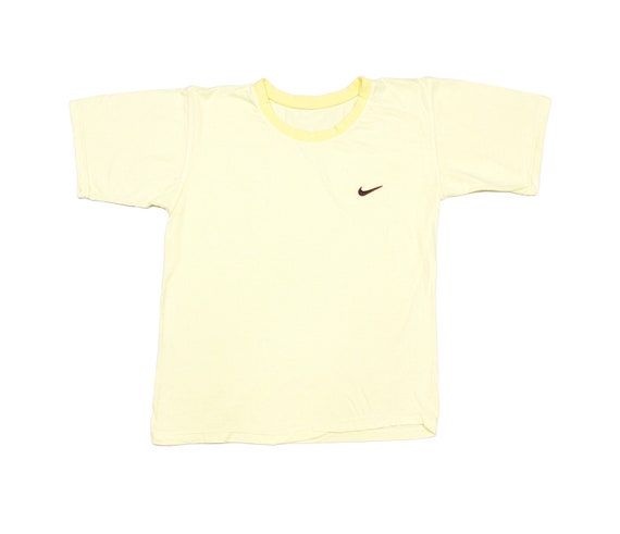 Nike 80S Swoosh Logo Twisted Fit T-Shirt Vintage - image 1