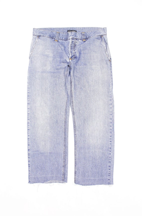 Distressed cut cheap off jeans