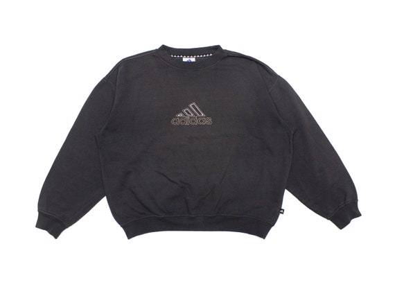 Adidas 2000 Big Logo Sun Faded Baggy Sweatshirt Vi