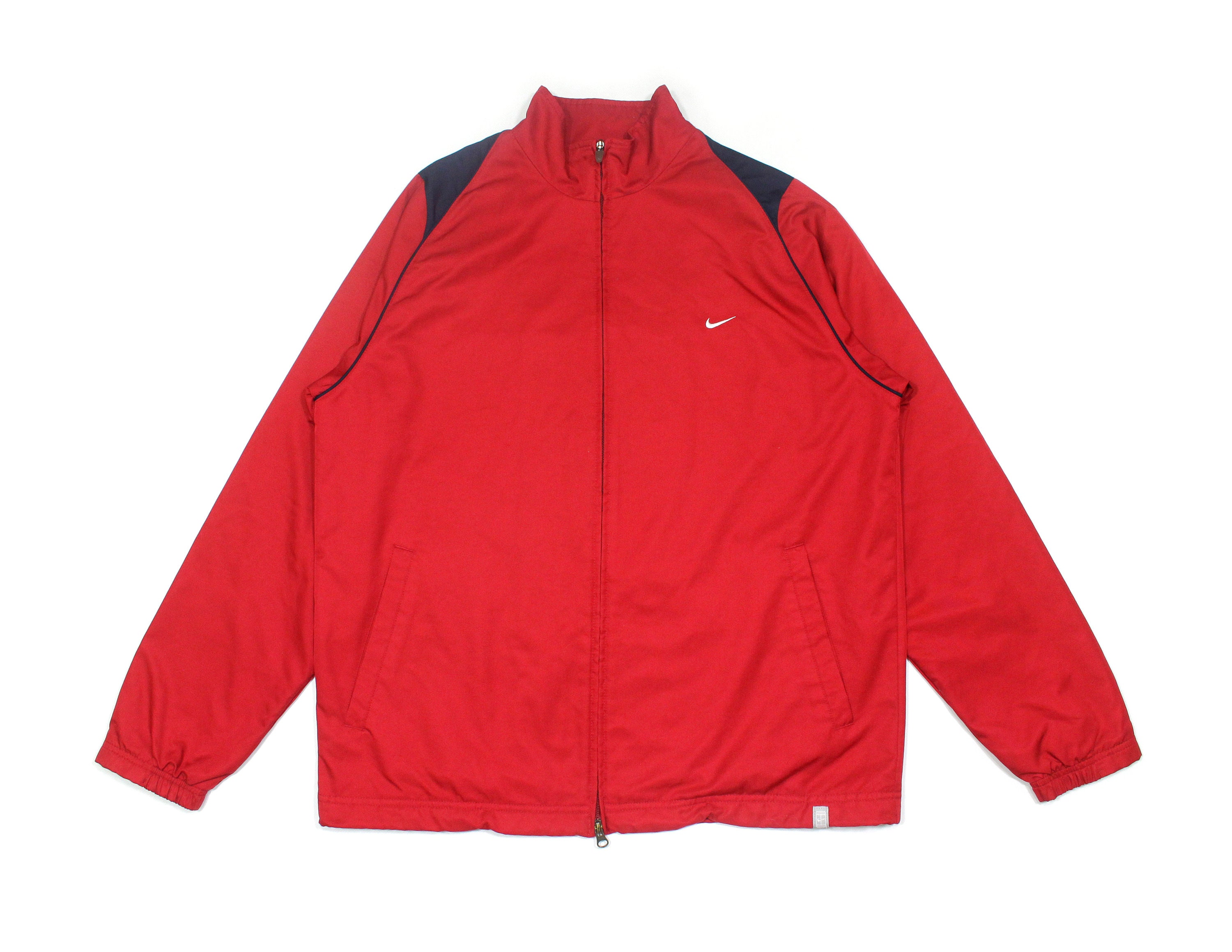 Nike Vintage Swoosh Mini Logo Red Jacket Etsy