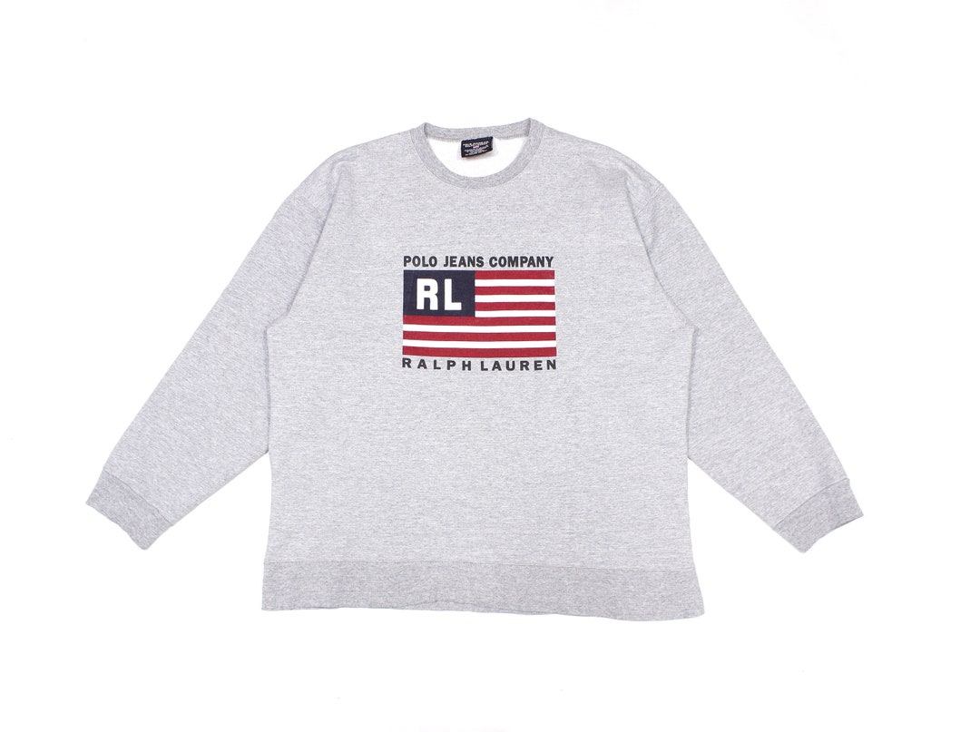 Vintage 90s Polo Ralph Lauren Jeans Company American Flag